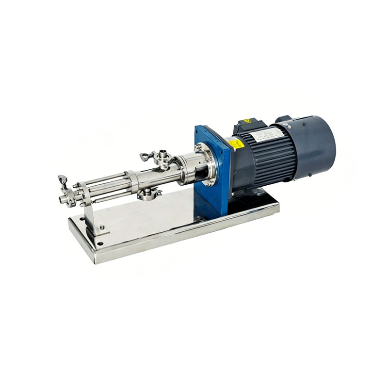 Bomba dosificadora rotativa de acero inoxidable de un solo tornillo de malla interna serie RV