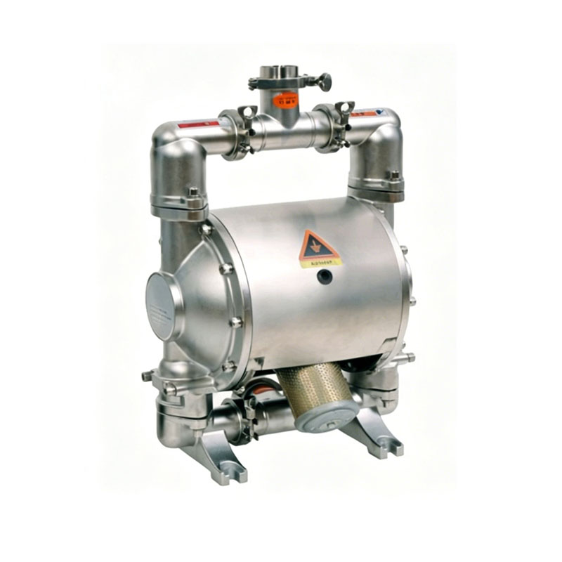 Equipo de transporte de líquidos con bomba de diafragma neumática de acero inoxidable serie QBSY5